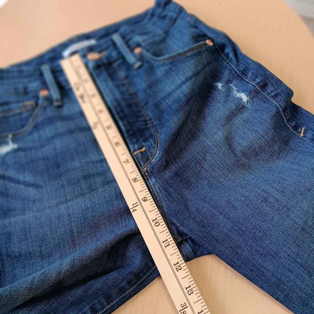 Good American Skinny Jeans Sz 4 Good Legs High Rise Blue Stretch Denim - Picture 4 of 8